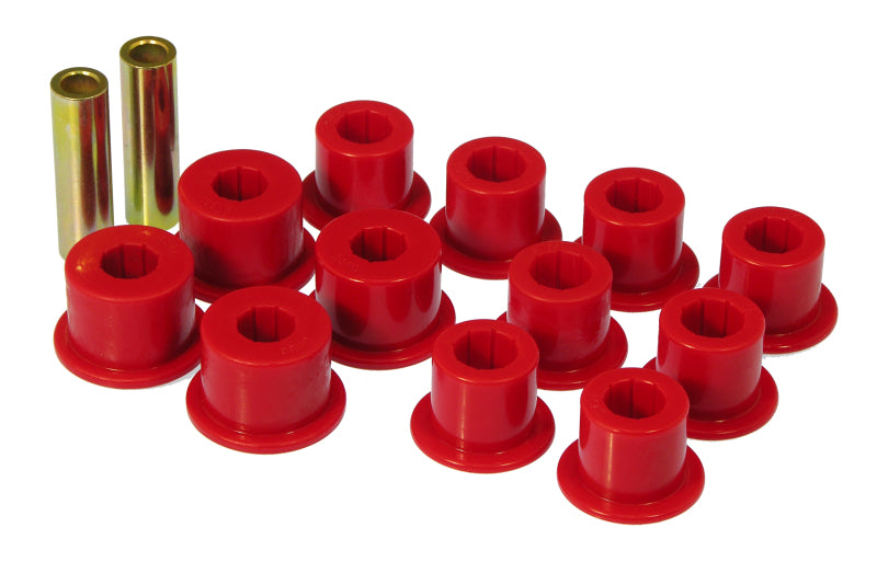 Prothane 86.5-97 Nissan Hardbody 2wd Spring & Shackle Bushings - Red Bushing Kits Prothane