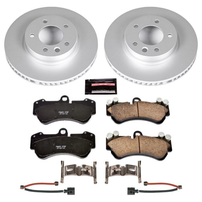 Power Stop 04-06 Porsche Cayenne Front Z23 Evolution Sport Coated Brake Kit Brake Kits - Performance D&S PowerStop