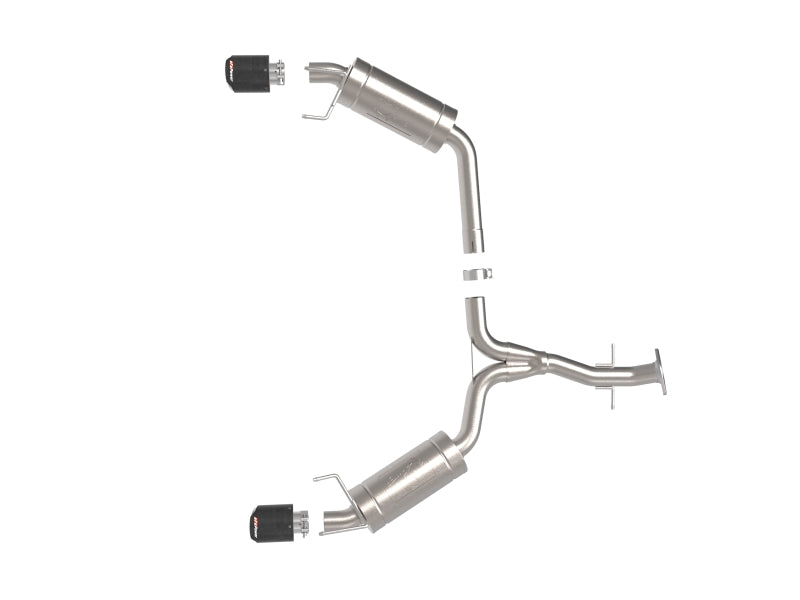 aFe POWER Takeda 06-13 Lexus IS250/IS350 SS Axle-Back Exhaust w/ Carbon Tips Axle Back aFe