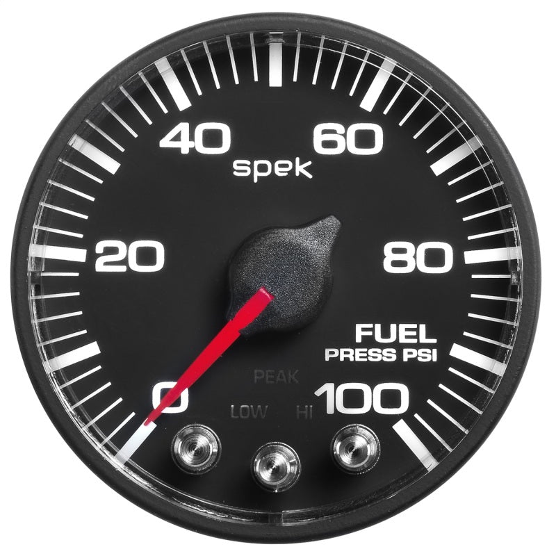 Autometer Spek-Pro - Nascar 2-1/16in Fuel Press 0- 100 psi Bfb Ecu Gauges AutoMeter