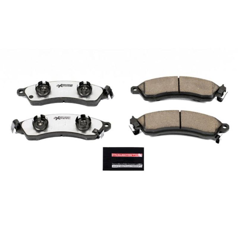Power Stop 87-92 Chevrolet Camaro Front Z26 Extreme Street Brake Pads w/Hardware Brake Pads - Performance PowerStop