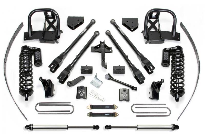 Fabtech 11-16 Ford F250 4WD w/o Factory Overload 8in 4Link Sys w/Dlss 4.0 C/O& Rr Dlss Lift Kits Fabtech