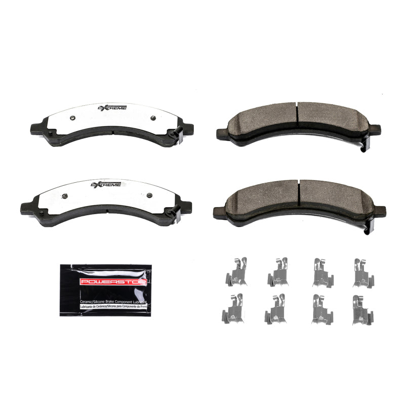 Power Stop 03-09 Chevrolet Express 3500 Rear Z36 Truck & Tow Brake Pads w/Hardware Brake Pads - Performance PowerStop