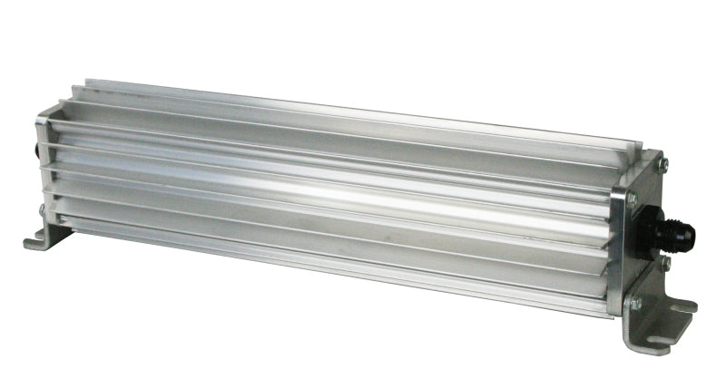 Moroso Automatic Transmission Oil Cooler w/Filter - 12in x 3in - Aluminum Oil Coolers Moroso