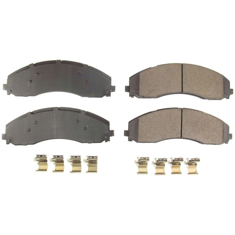 Power Stop 17-19 Ford F-450 Super Duty Front Z17 Evolution Ceramic Brake Pads w/Hardware Brake Pads - OE PowerStop