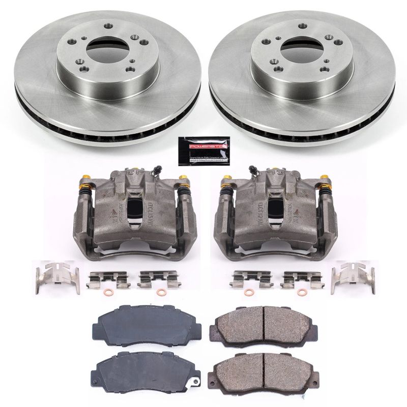 Power Stop 98-02 Honda Accord Front Autospecialty Brake Kit w/Calipers Brake Kits - OE PowerStop