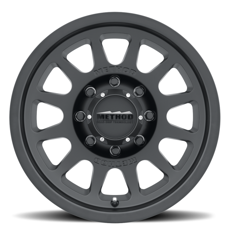 Method MR703 17x8.5 0mm Offset 8x170 130.81mm CB Matte Black Wheel Wheels - Cast Method Wheels