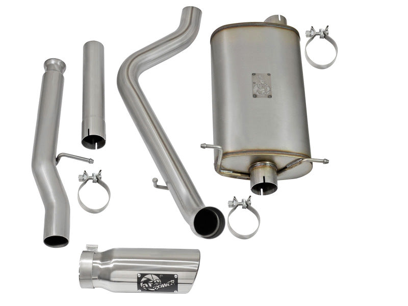 aFe MACHForce XP Exhausts Cat-Back Polished Tips 09-17 GM Silverado 1500 4.3/5.3L RegCab SB/LB Catback aFe