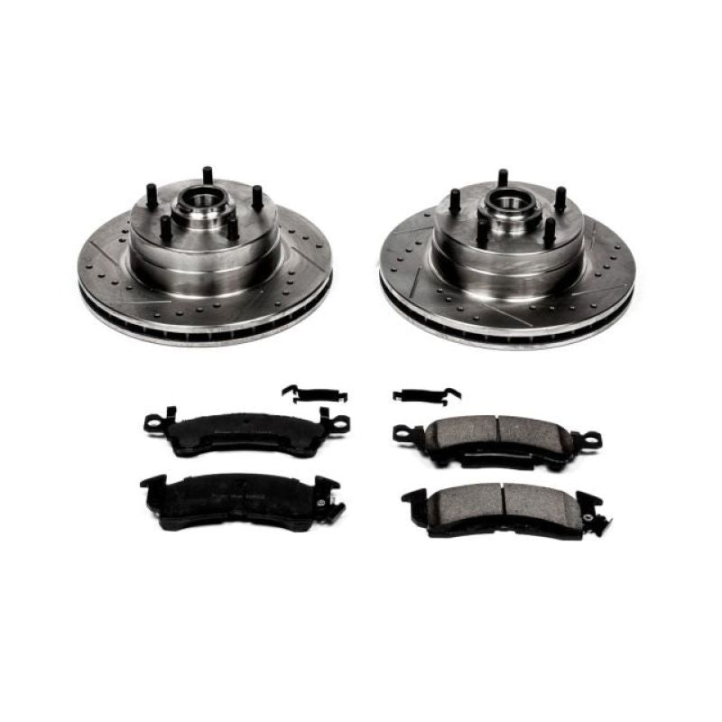Power Stop 73-74 Buick Apollo Front Z23 Evolution Sport Brake Kit Brake Kits - Performance D&S PowerStop