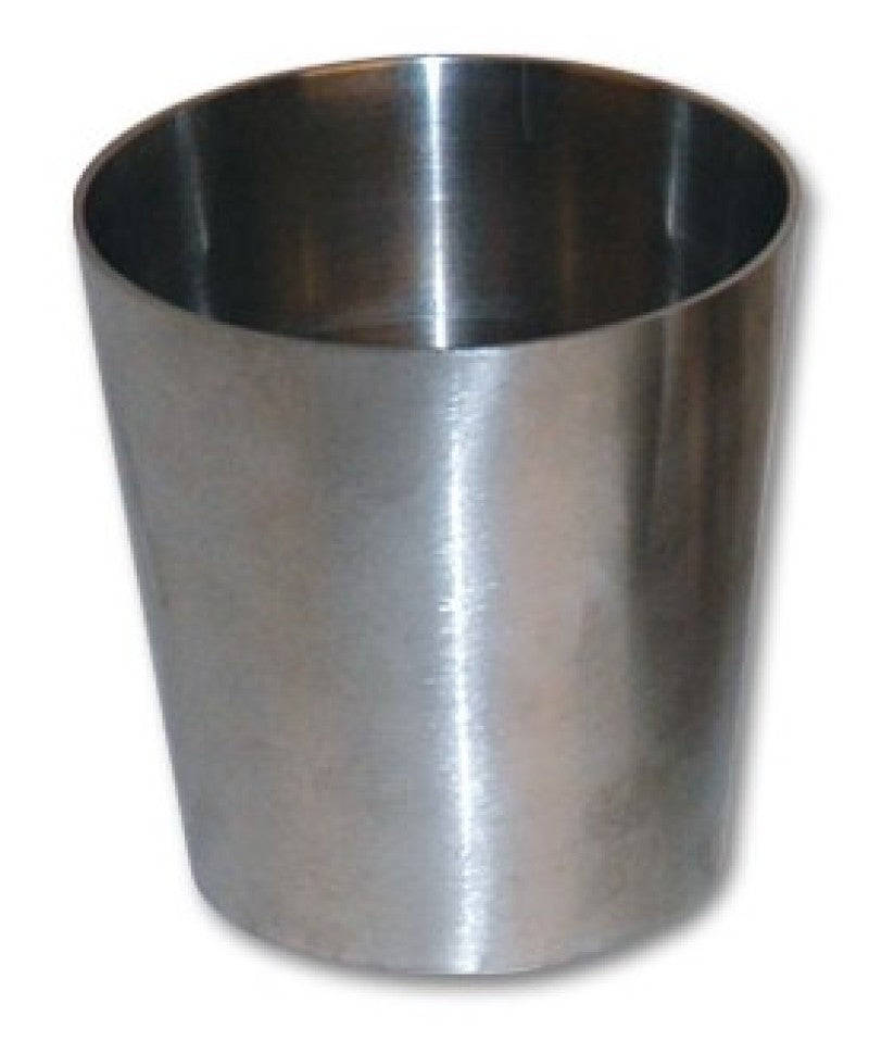 Vibrant 4.0in x 2.0in 304 Stainless Steel Straight Reducer Steel Tubing Vibrant