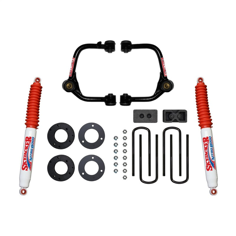 Skyjacker 2021 Ford F-150 4 Wheel Drive Crew Cab Suspension Lift Kit w/ Shock (Nitro 8000) Lift Kits Skyjacker