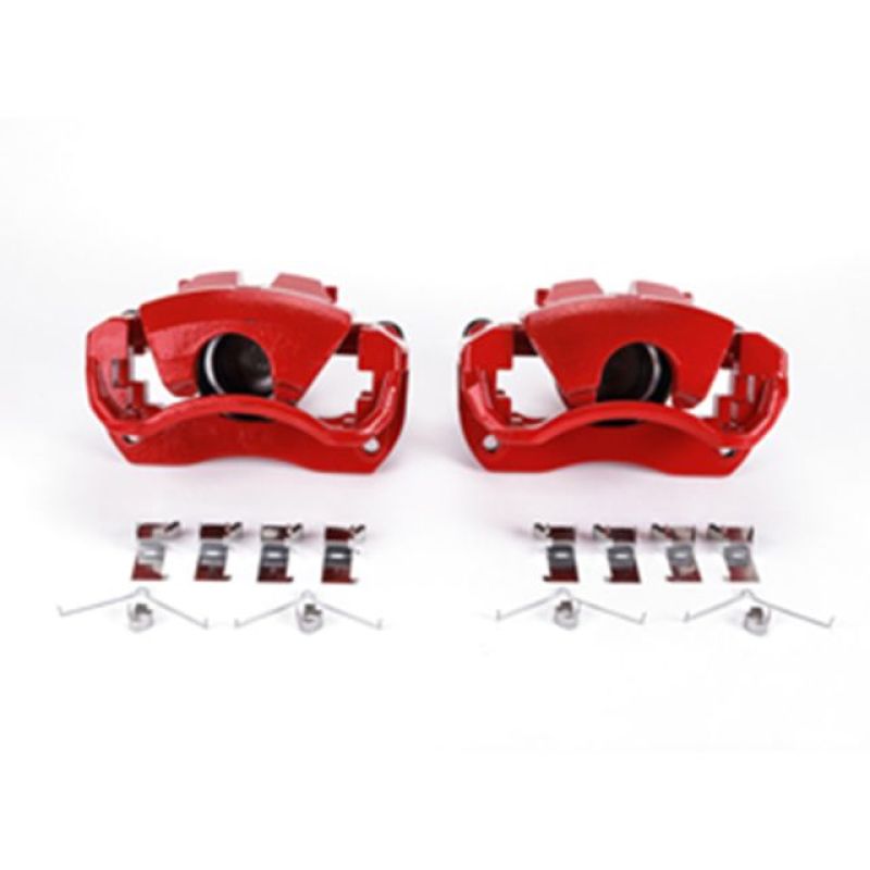 Power Stop 13-17 Lexus ES300h Front Red Calipers w/Brackets - Pair Brake Calipers - Perf PowerStop