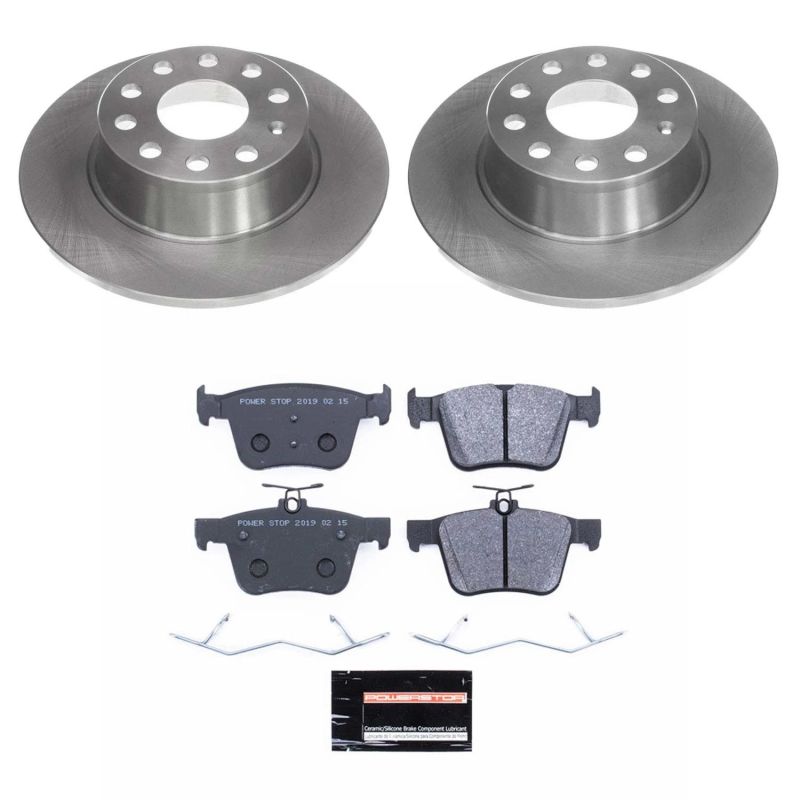 Power Stop 2019 Volkswagen Jetta Rear Track Day SPEC Brake Kit Brake Kits - Performance Blank PowerStop