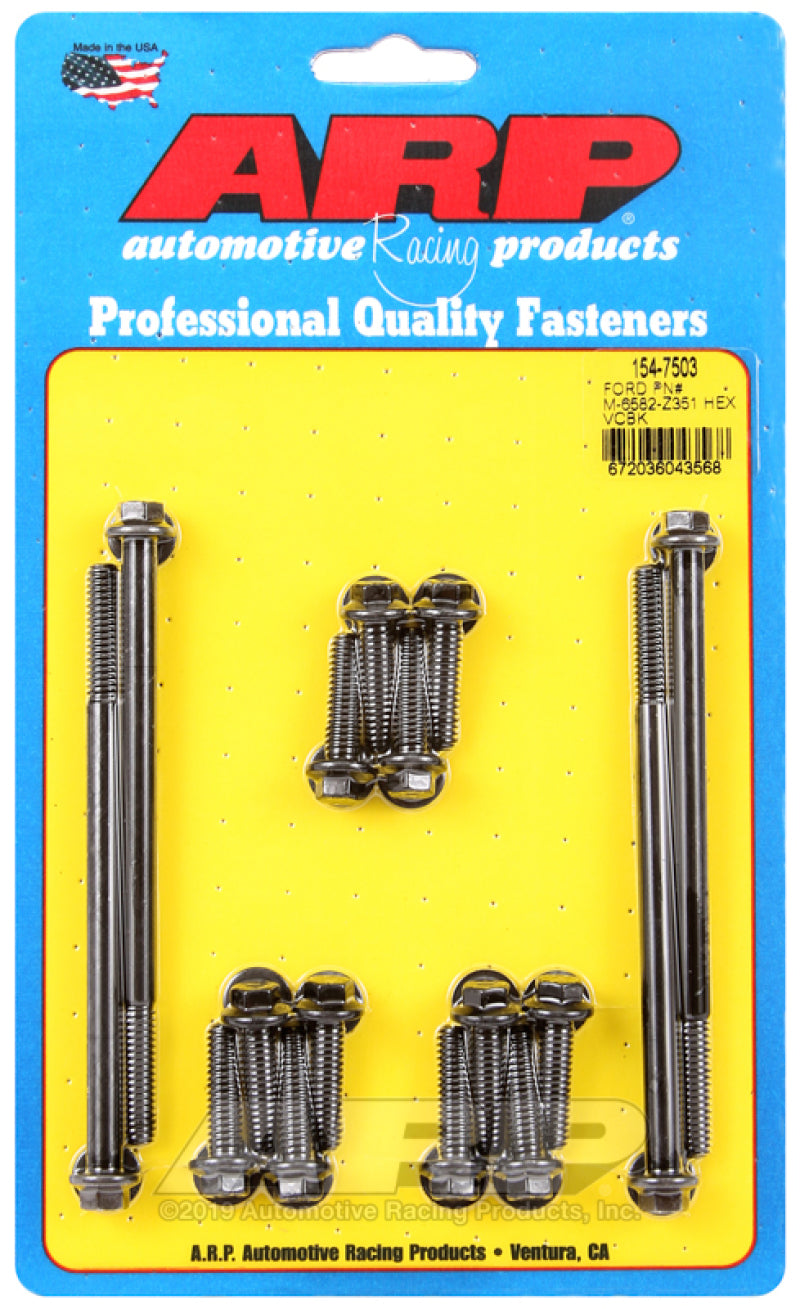ARP Small Block Ford Hex Valve Cover Bolt Kit Hardware Kits - Other ARP