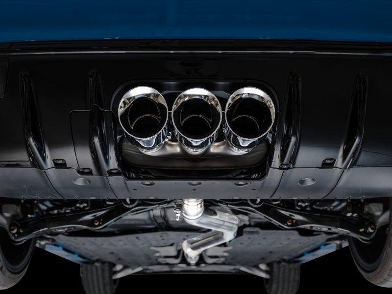 AWE Tuning 2023 Honda Civic Type R FL5 Touring Edition Exhaust w/ Triple Chrome Silver Tips Catback AWE Tuning