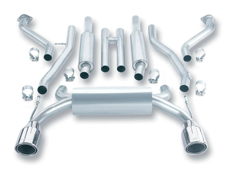 Borla 03-08 350Z True Dual Cat-Back Exhaust 2BOXES Axle Back Borla