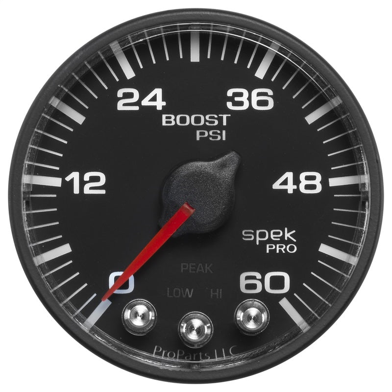 Autometer Spek-Pro 52.4mm 0-60 PSI Digital Stepper Motor Boost Gauge Gauges AutoMeter