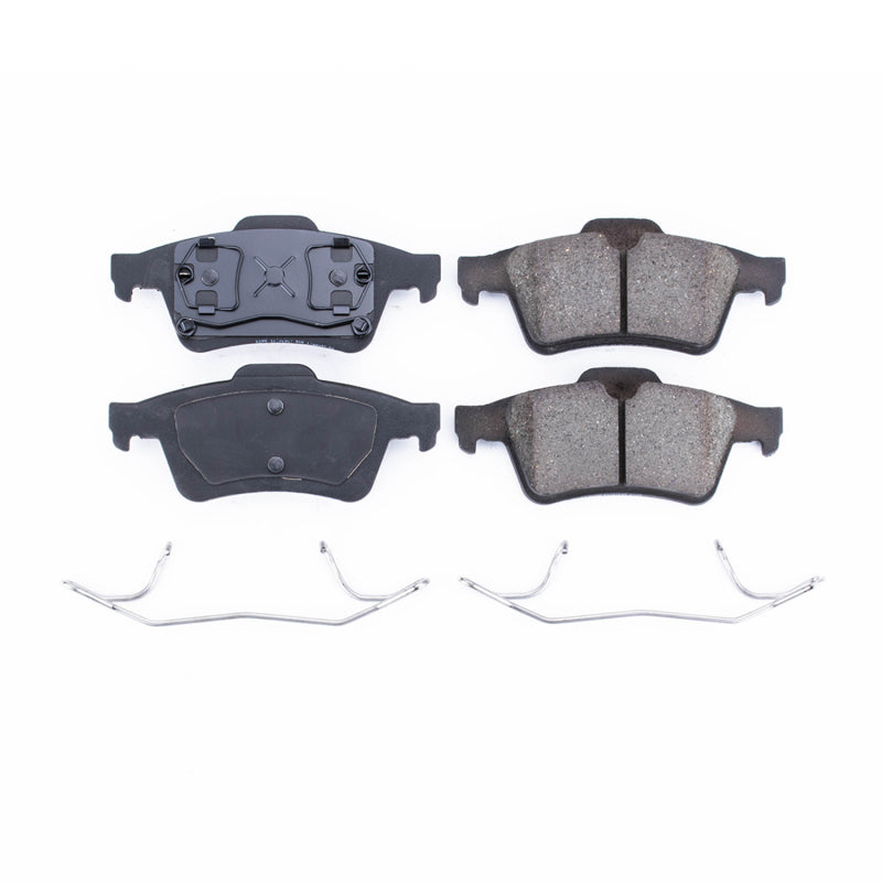 Power Stop 04-05 Mazda 3 Rear Z17 Evolution Ceramic Brake Pads w/Hardware Brake Pads - OE PowerStop