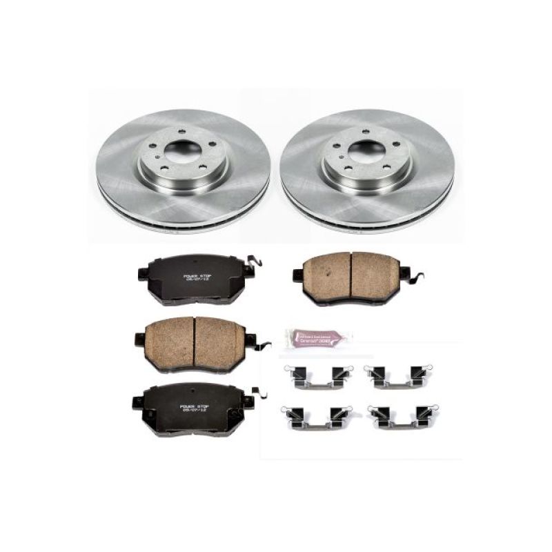 Power Stop 07-08 Nissan Maxima Front Autospecialty Brake Kit Brake Kits - OE PowerStop