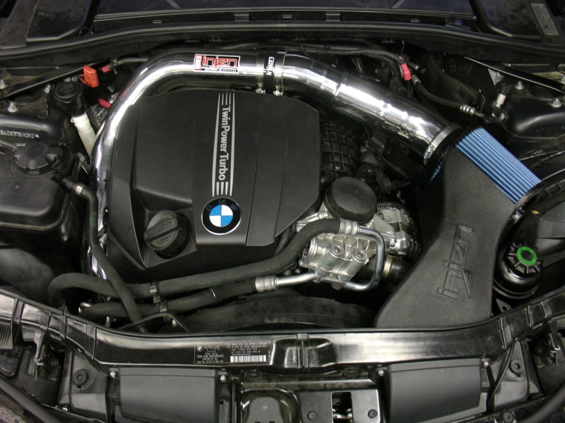 Injen 11 BMW E82 135i (N55) Turbo/E90 335i Wrinkle Black Tuned Air Intake w/ MR Tech, Air Fusion Cold Air Intakes Injen
