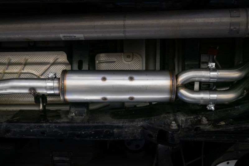 MBRP 2019 Ram 1500 5.7L (CrewCab & QuadCab ONLY) 2.5in Cat Back Dual Split Rear w/ 4.5in Tip - T304 Catback MBRP