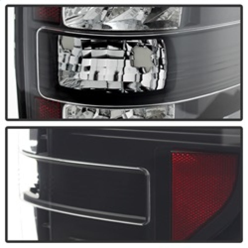Spyder Ford F150 09-14 LED Tail Lights Black ALT-YD-FF15009-LED-BK Tail Lights SPYDER