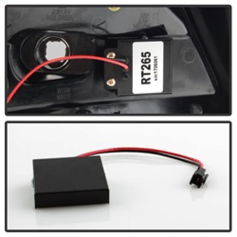 Spyder 12-14 Ford Focus 5DR LED Tail Lights - Red Clear (ALT-YD-FF12-LED-RC) Tail Lights SPYDER