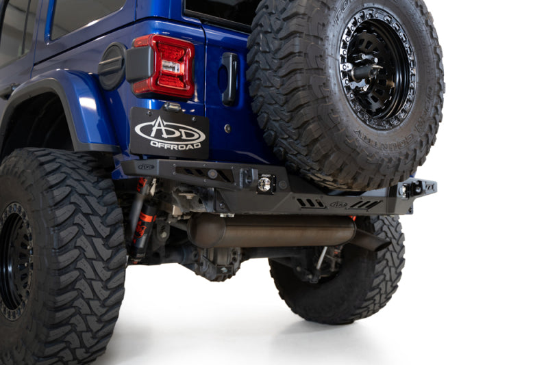 Addictive Desert Designs 18-23 Jeep Wrangler JL Stealth Fighter Rear Bumper Bumpers - Steel Addictive Desert Designs