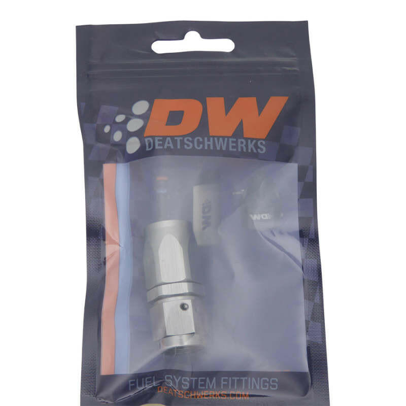 DeatschWerks 6AN Female Swivel Straight Hose End CPE Fittings DeatschWerks