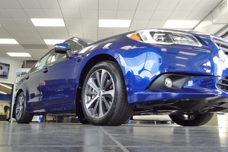 Rally Armor 15-19 Subaru Legacy Black UR Mud Flap w/ Silver Logo Mud Flaps Rally Armor