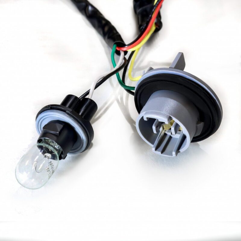 AlphaRex 19-22 Dodge Ram 2500/3500 Stock LED Tail Light to AlphaRex Tail Light Converters - Pair Wiring Connectors AlphaRex