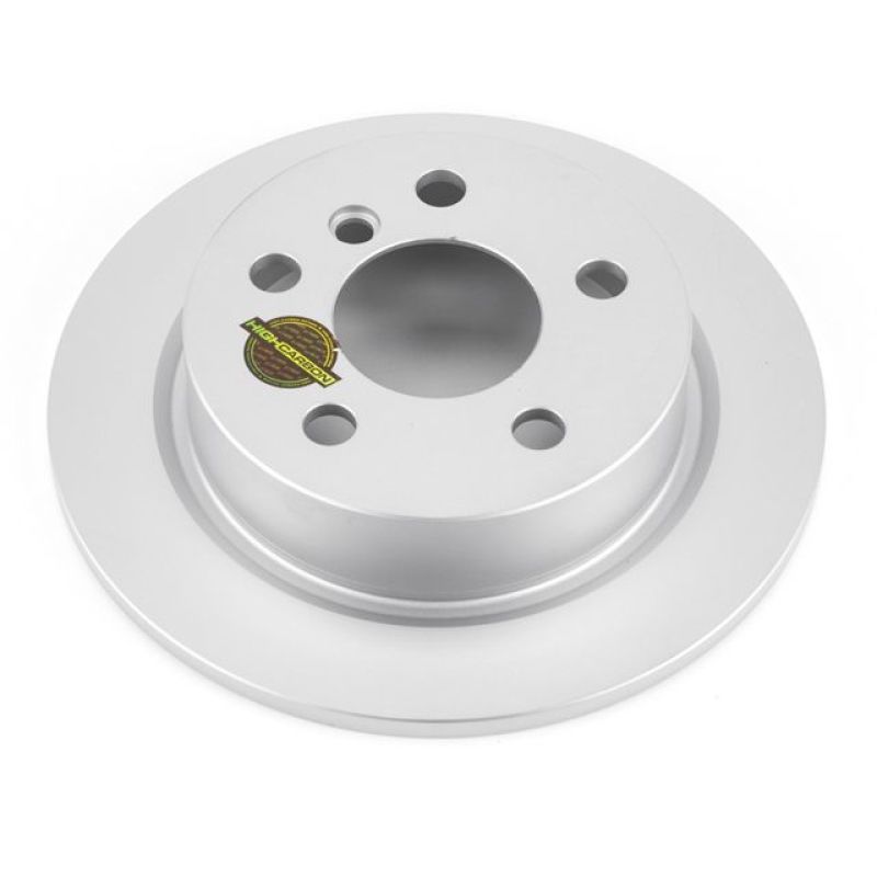 Power Stop 14-19 Mini Cooper Rear Evolution High Carbon Geomet Coated Rotor Brake Rotors - OE - Cryo PowerStop