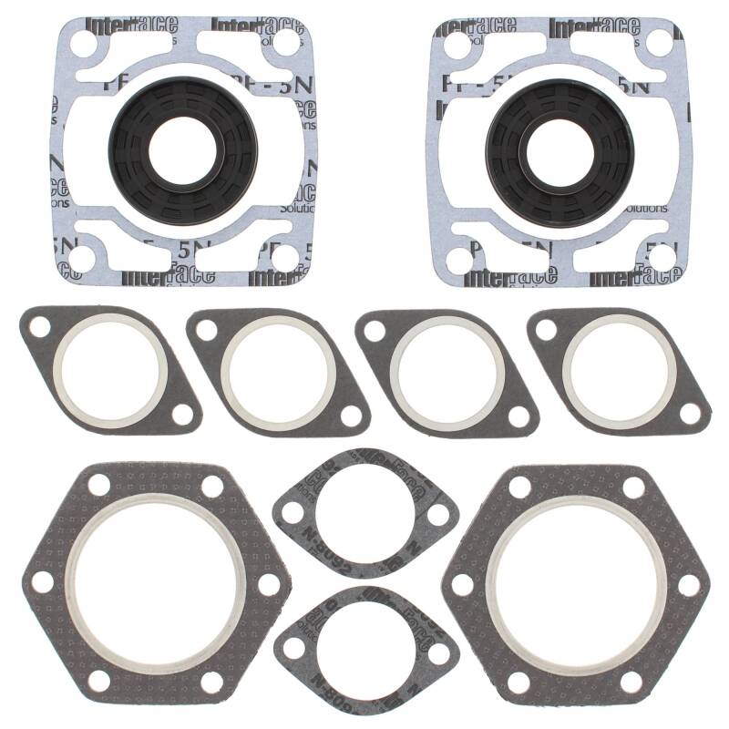 Vertex Gaskets 78-79 Polaris Cobra Complete Gasket Kit w/ Oil Seals Engine Hardware Vertex Pistons