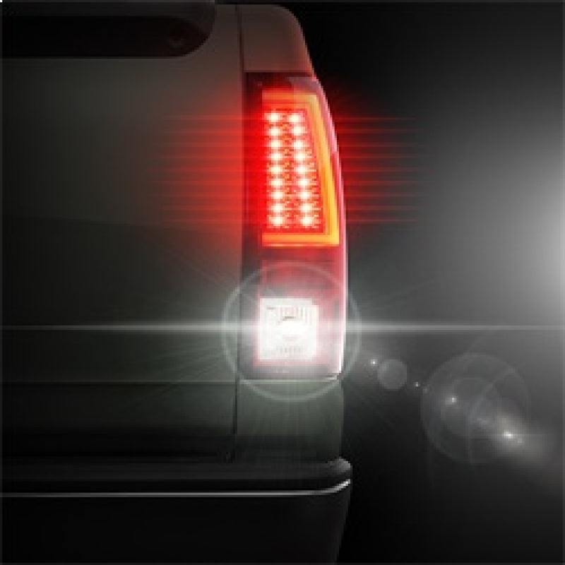 Spyder Chevy Silverado 1500/2500 99-02 Version 2 LED Tail Lights - Red Clear ALT-YD-CS99V2-LED-RC Tail Lights SPYDER