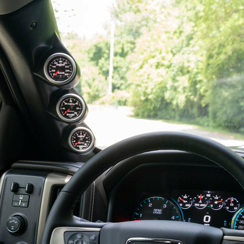 Autometer 2-1/16in Triple Pillar 14-15 Chevy Full Size (Gen 3) Gauge Pods AutoMeter