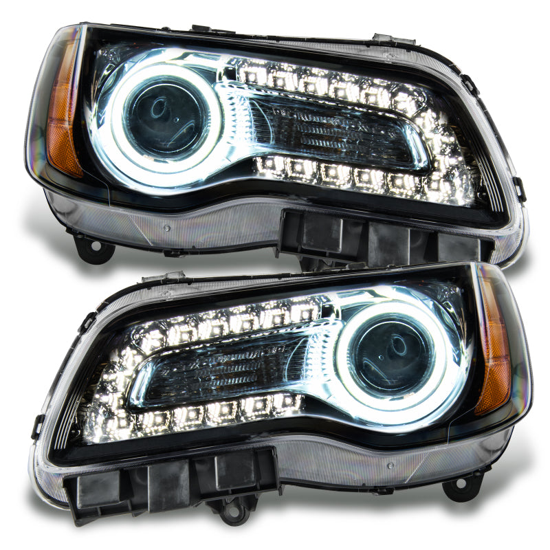 Oracle 11-14 Chrysler 300C SMD HL - Black - NON HID - White Headlights ORACLE Lighting