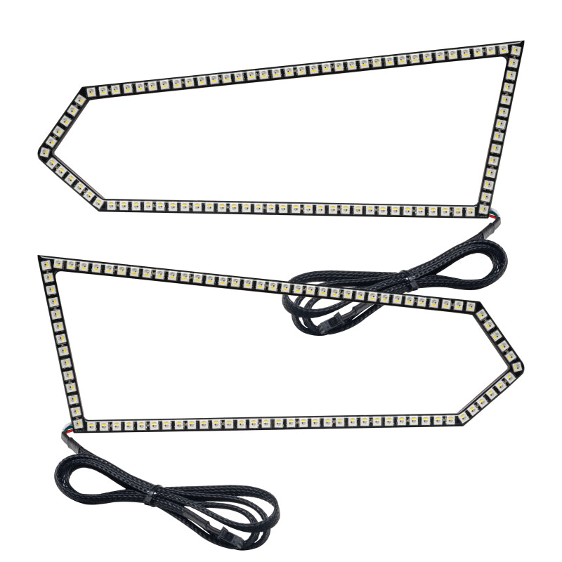 Oracle 14-19 Polaris Ranger 570/900/1000 Dynamic RGB+W Headlight Halo Kit - - Dynamic Headlights ORACLE Lighting