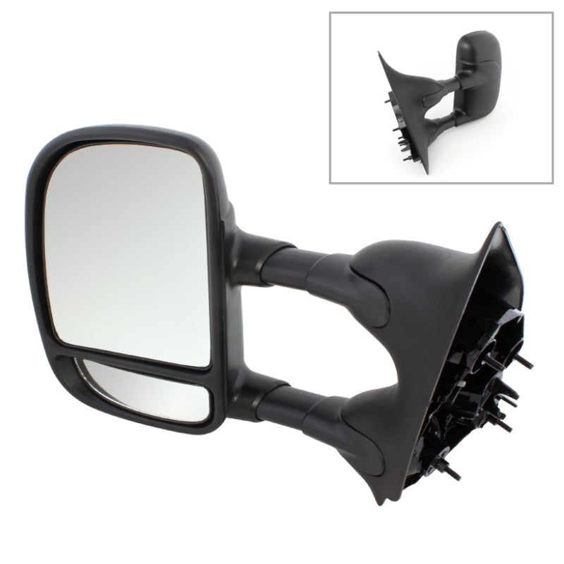 xTune Ford Superduty 02-07 Manual Extendable Manual Adjust Mirror Left MIR-FDSD99S-MA-L Side Mirrors SPYDER