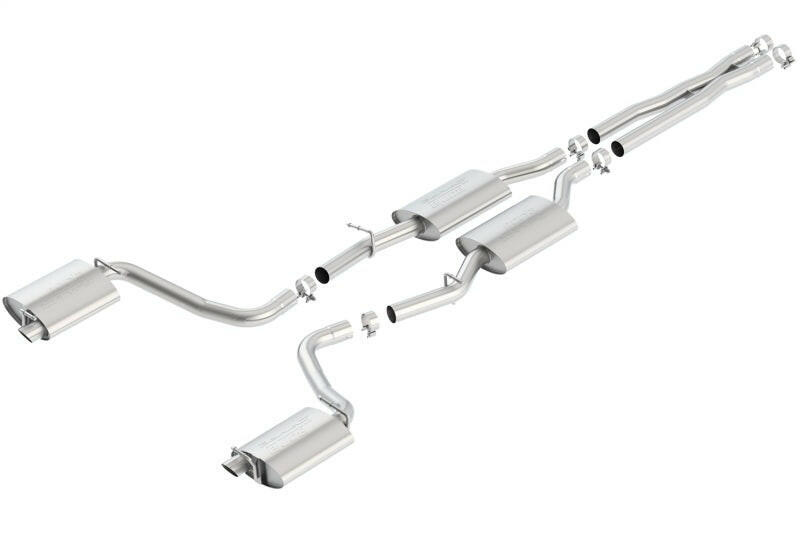 Borla 15-16 Dodge Charger R/T 5.7L No Tip Use Factory Valence Single Split Rear Exit S-Type Exhaust Catback Borla