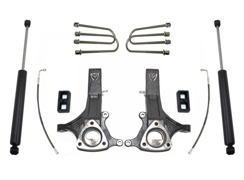 MaxTrac 02-08 Dodge RAM 1500 2WD 4.5in/2in MaxPro Spindle Lift Kit w/MaxTrac Shocks Steering Knuckles & Spindles Maxtrac