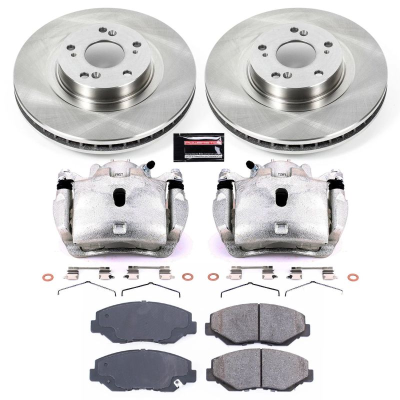 Power Stop 13-15 Acura ILX Front Autospecialty Brake Kit w/Calipers Brake Kits - OE PowerStop