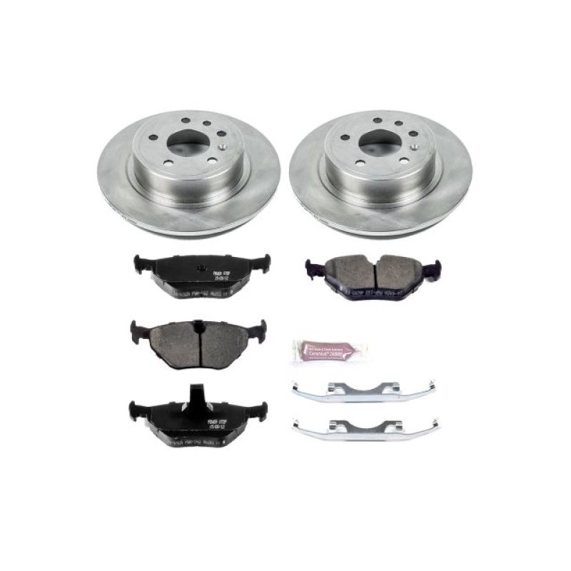 Power Stop 99-10 Saab 9-5 Rear Autospecialty Brake Kit Brake Kits - OE PowerStop
