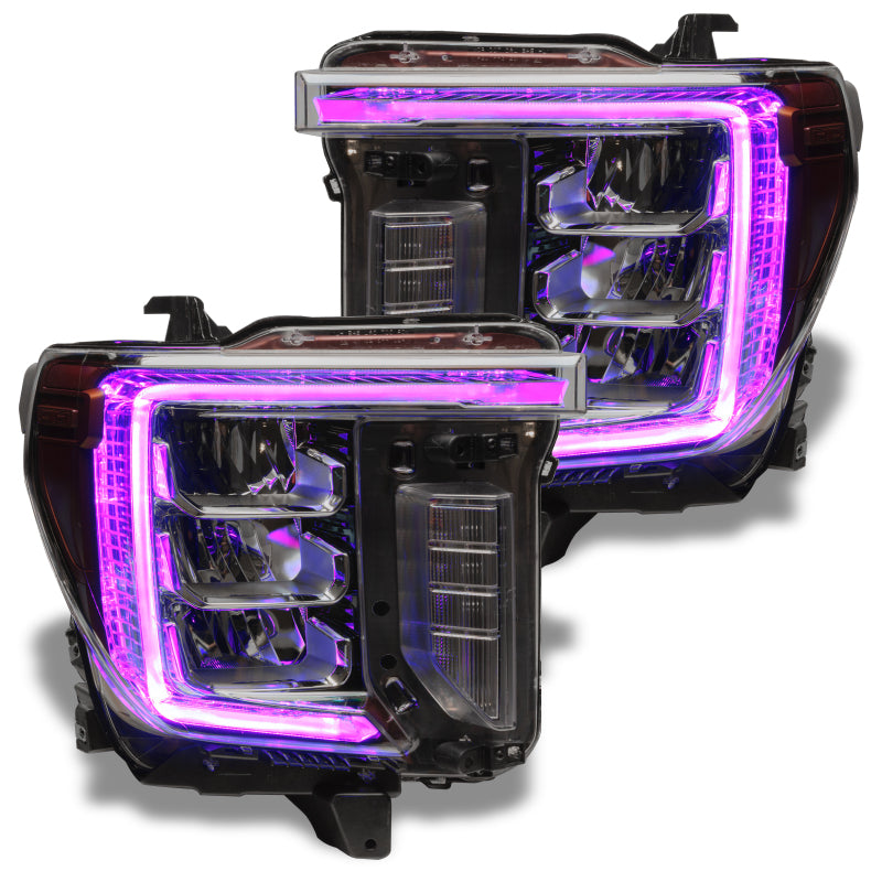 Oracle 20-21 GMC Sierra 2500/3500 HD RGB+W Headlight DRL Upgrade Kit - ColorSHIFT 2 Headlights ORACLE Lighting
