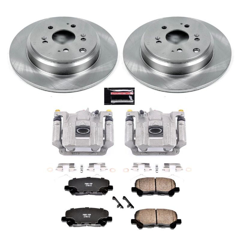 Power Stop 12-15 Honda Pilot Rear Autospecialty Brake Kit w/Calipers Brake Kits - OE PowerStop