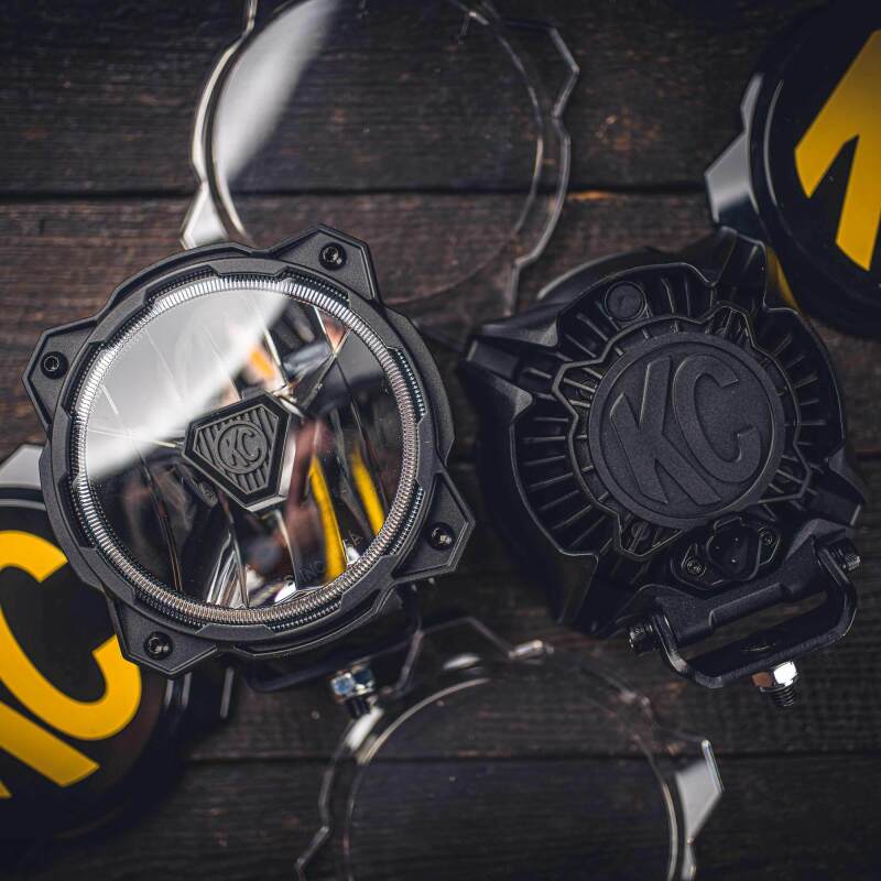 KC HiLiTES Gravity Titan LED 6in. - Pair Pack (Spot Beam) Light Bars & Cubes KC HiLiTES