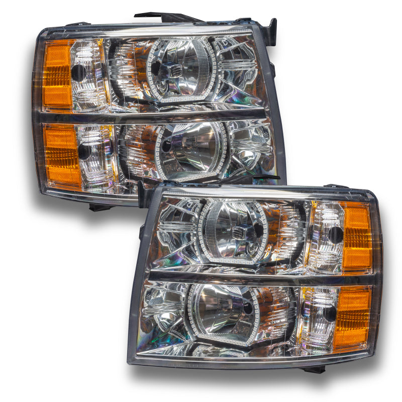 Oracle 07-13 Chevrolet Silverado SMD HL - Square - ColorSHIFT w/ BC1 Controller Headlights ORACLE Lighting