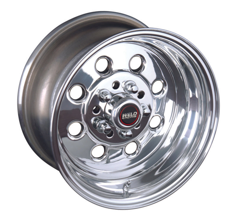 Weld Draglite 15x6 / 5x4.5 & 5x4.75 BP / 3.5in. BS Polished Wheel - Non-Beadlock Wheels - Forged Weld