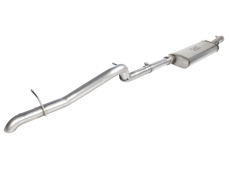 aFe MACHForce XP Exhaust Cat-Back 3in SS-409 Hi-Tuck inRBin 12-14 Jeep Wrangler Unlimited V6 4Dr Catback aFe