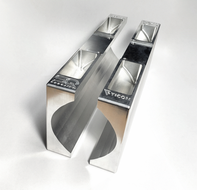 Ticon Industries 2.5in/3in/3.5in OD Sequence Straight Tube Cutting Jig Tools Ticon