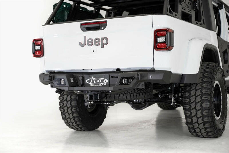 Addictive Desert Designs 2020 Jeep Gladiator JT Stealth Fighter Rear Bumper Bumpers - Steel Addictive Desert Designs
